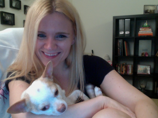 What I failed to mention before is that he's a bit camera shy. He does whatever is in his power to AVOID looking at the webcam when I try to catch him in a cute pose.